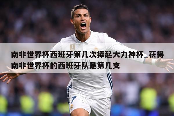 南非世界杯西班牙第几次捧起大力神杯_获得南非世界杯的西班牙队是第几支