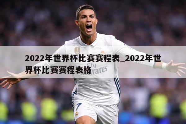 2022年世界杯比赛赛程表_2022年世界杯比赛赛程表格