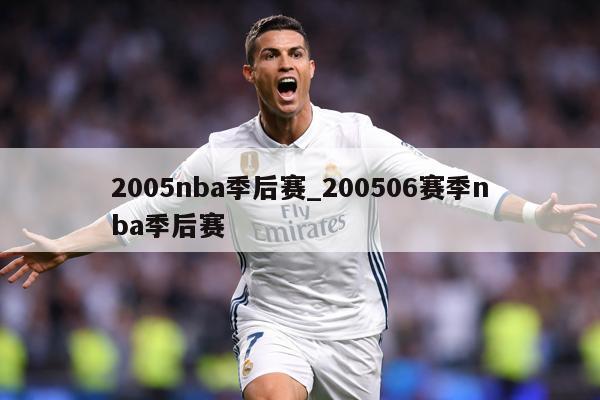 2005nba季后赛_200506赛季nba季后赛